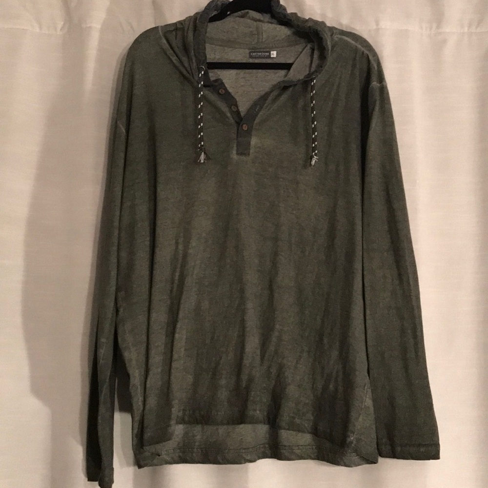 Vintage shirt with hood